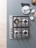 Bertazzoni P604LPROX Gas Hob, Stainless Steel