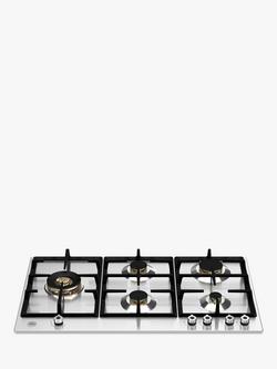 Bertazzoni P905LPROX Gas Hob, Stainless Steel, Stainless Steel