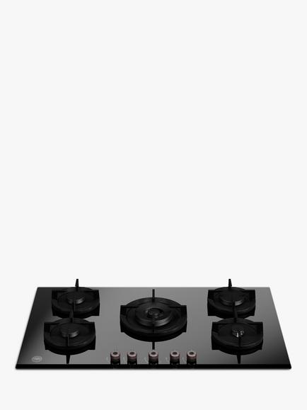Bertazzoni P905CPROGNE Gas Hob, Black Glass, Black Glass