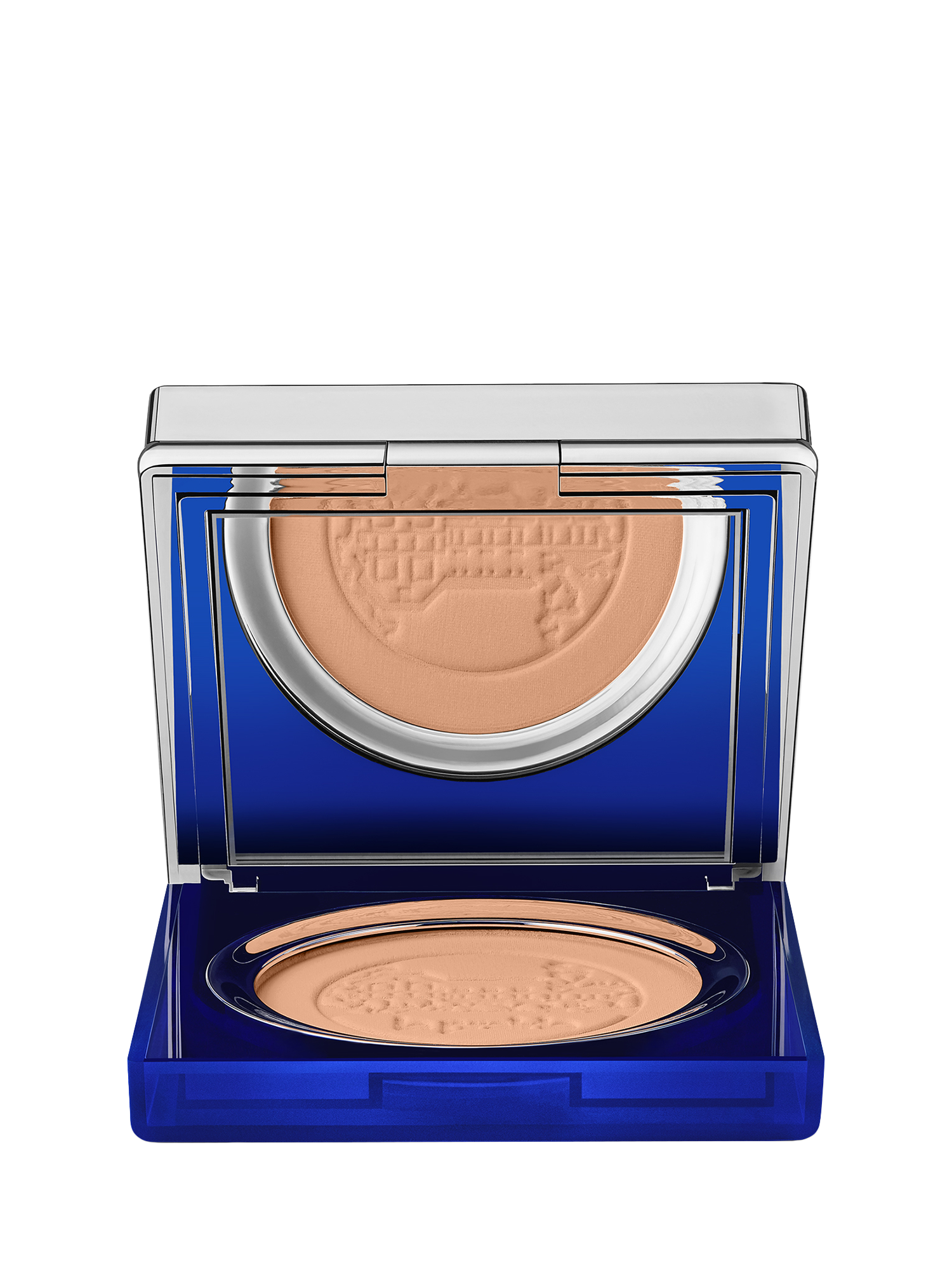 Product image 1 of 6, which shows La Prairie Skin Caviar Powder Foundation SPF 15, Mocha W-50