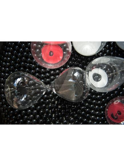 pols potten Hourglass Ball Sandglass, Mini - view 2, Black