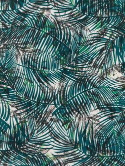 Montreux Fabrics Exclusive Washed Out Feathery Tai Print Jersey Fabric, Navy, Navy