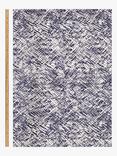 Montreux Fabrics Exclusive Abstract Diamond Overlay Jersey Fabric, Navy