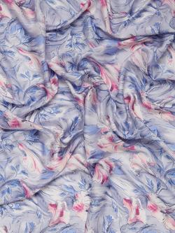 John Kaldor Large Floral Print Fabric, Lilac - view 2, Lilac