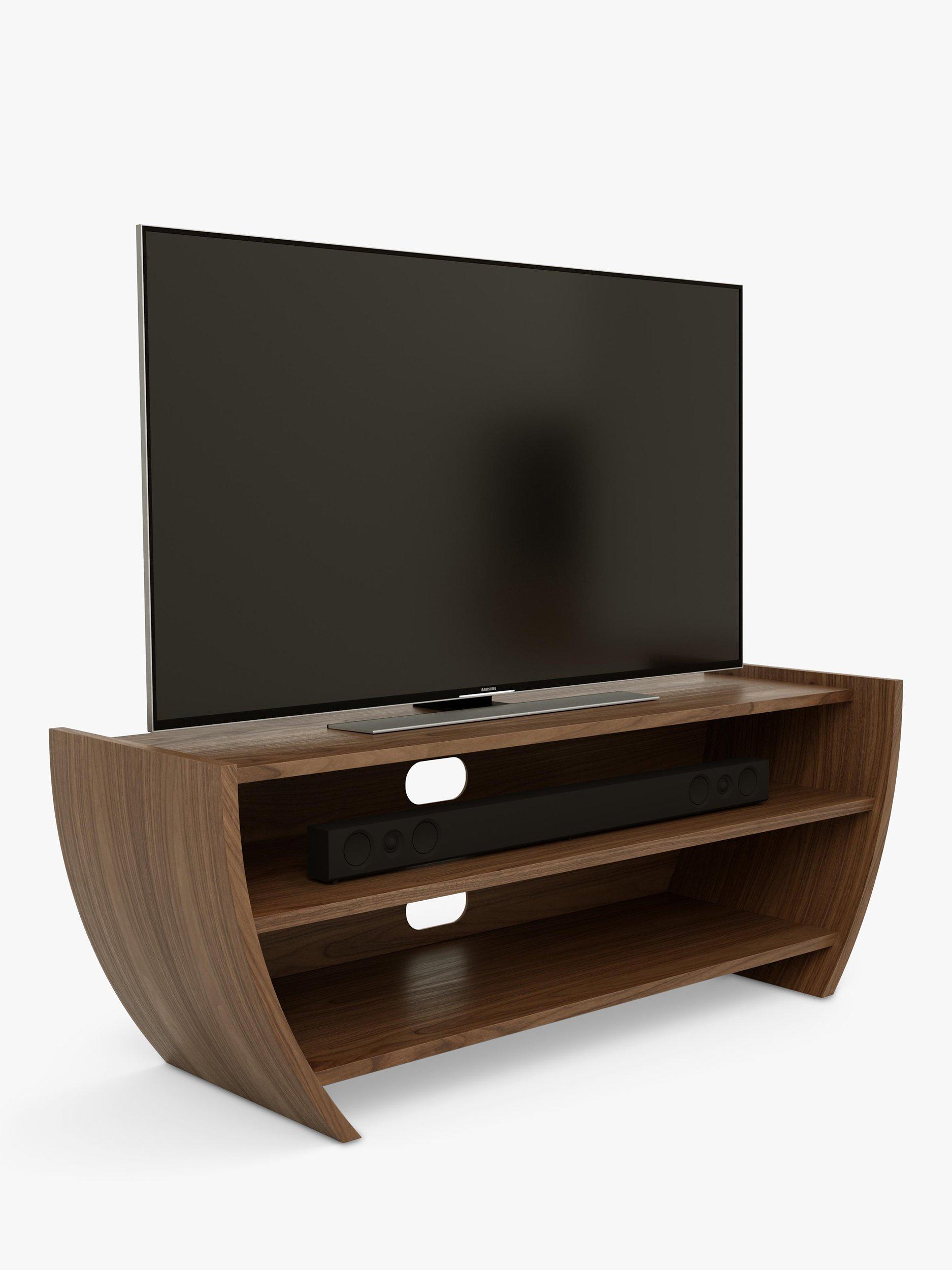 Tom Schneider Layla 125 TV Stand for TVs up to 55", Natural Walnut