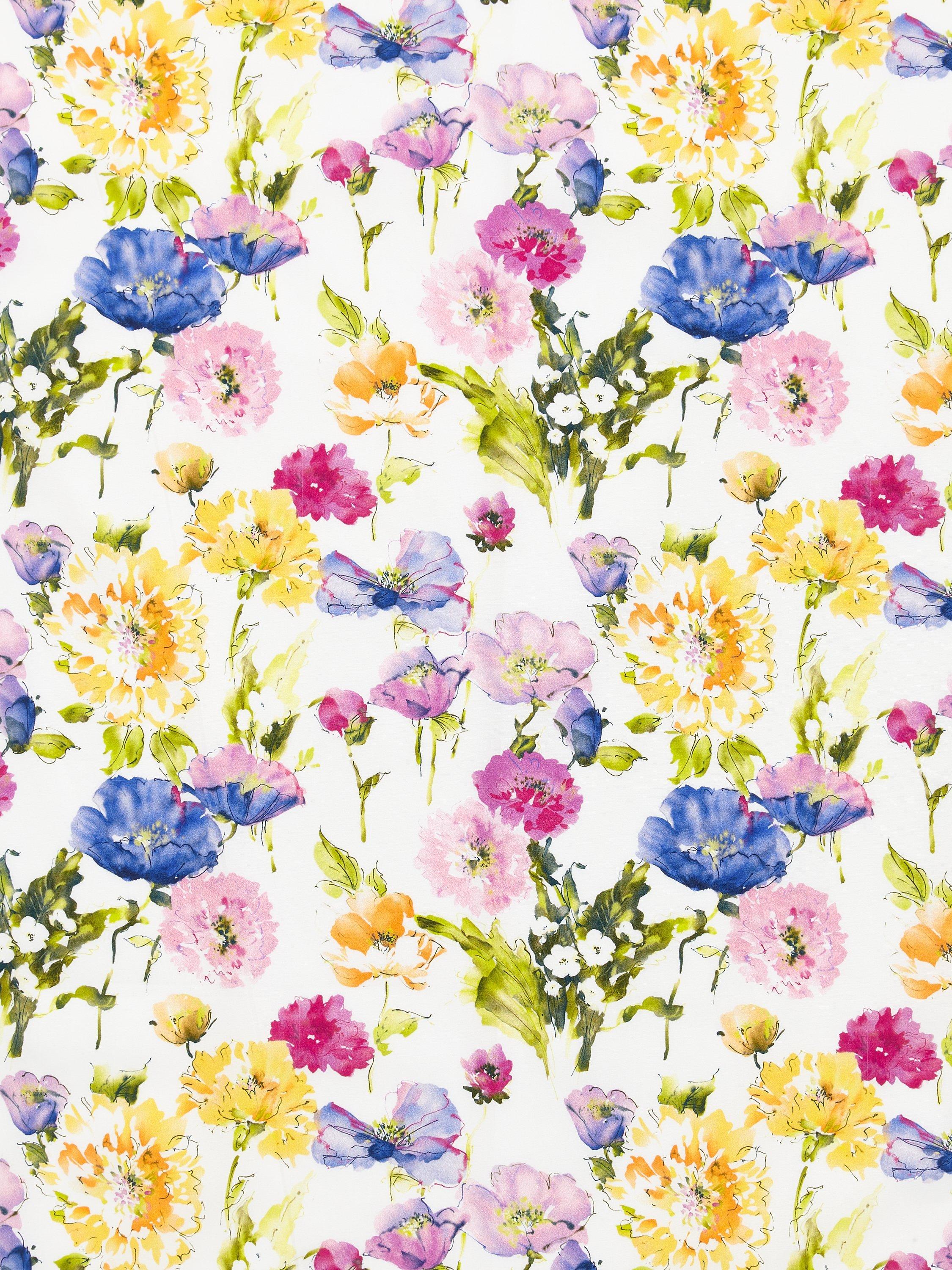 John Lewis Cottage Floral Print Fabric, Multi