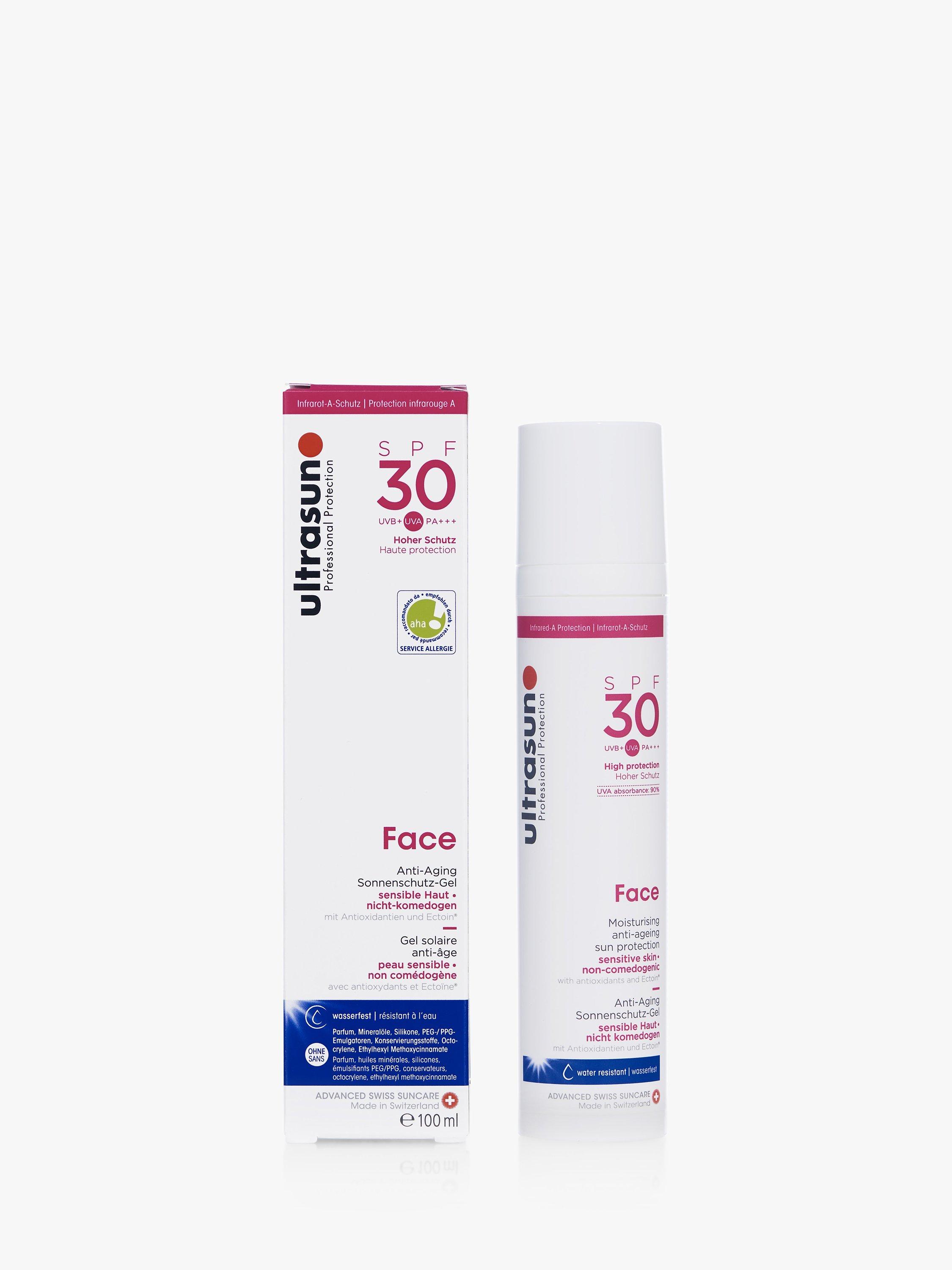 Ultrasun SPF 30 Face Moisturising Anti-Ageing Sun Protection,100ml