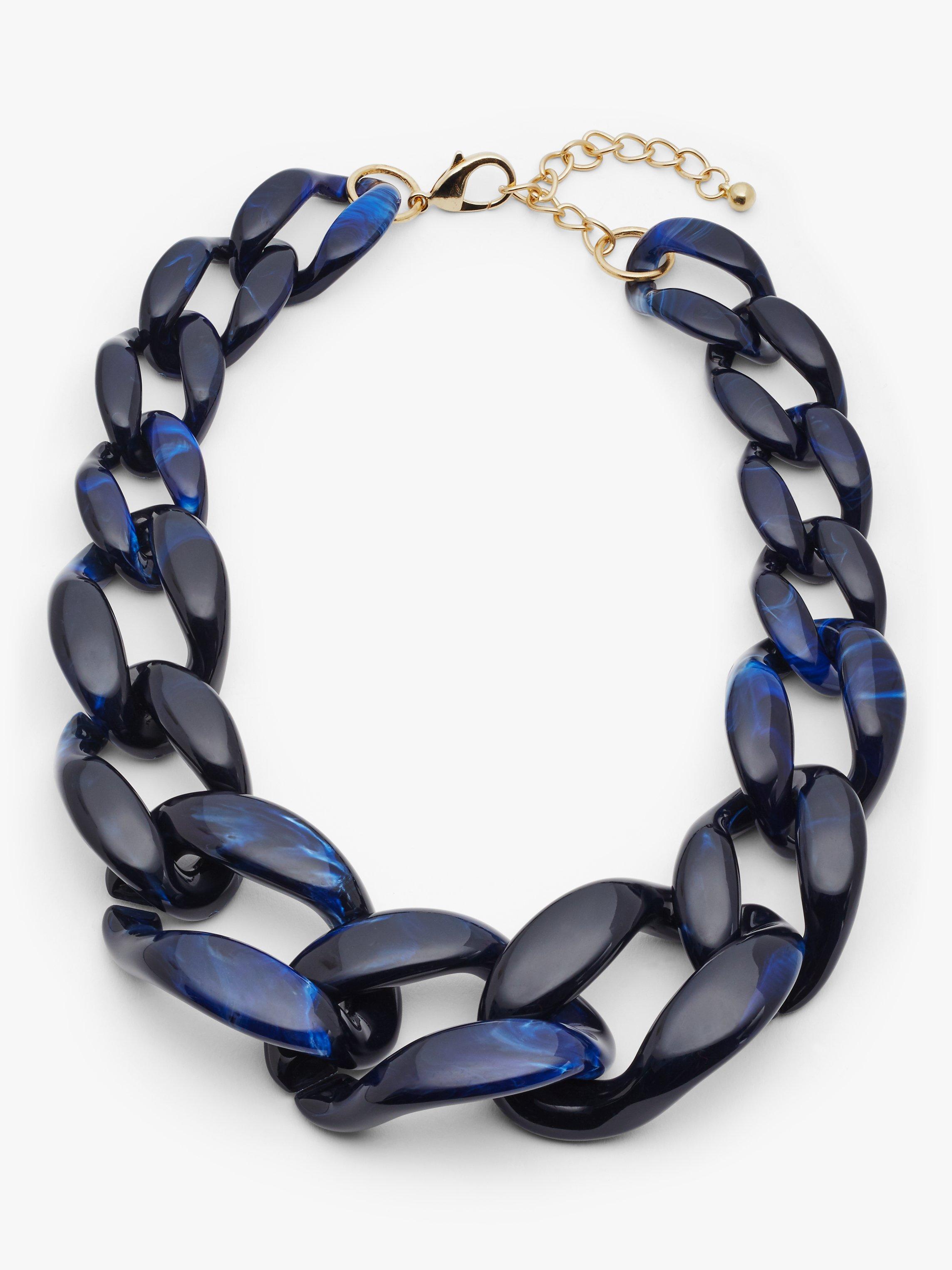 Navy necklace store