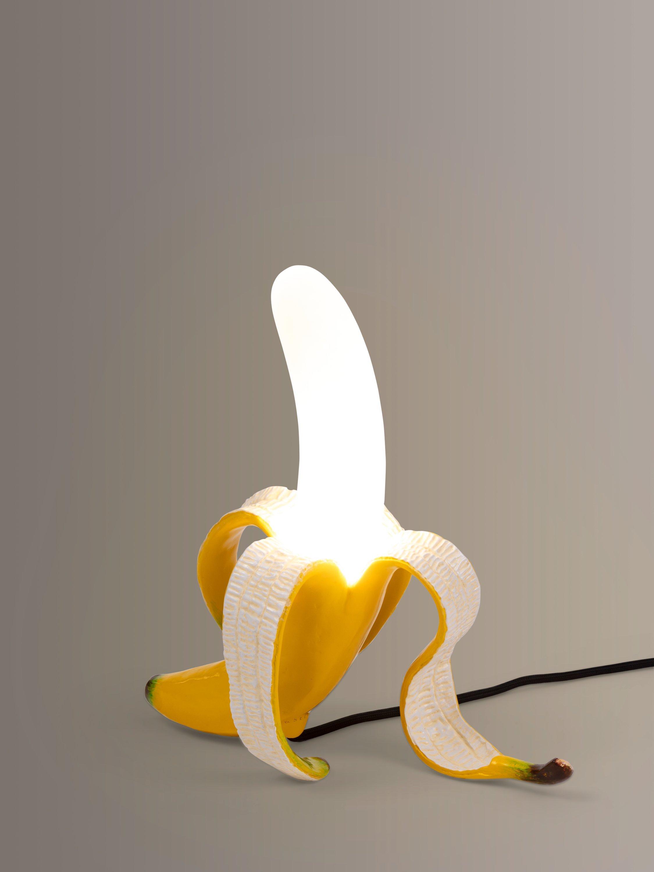 Seletti Louie Banana LED Table Lamp, Yellow