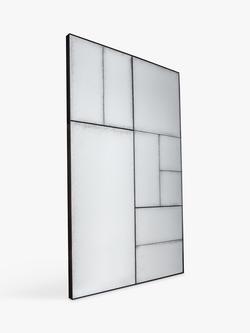 Gallery Direct Ampla Rectangular Mirror, 122 x 81cm, Antique Black - view 2, Antique Black