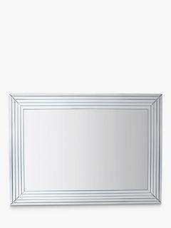 Gallery Direct Brillot Rectangular Wall Mirror, 115 x 85cm, Silver