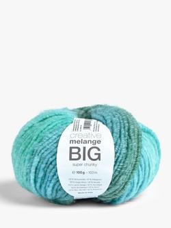 Rico Design Creative Melange Big Super Chunky Yarn, Teal