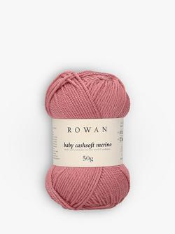 Rowan Cashmere Soft Merino Fine Yarn, 50g, Rosy