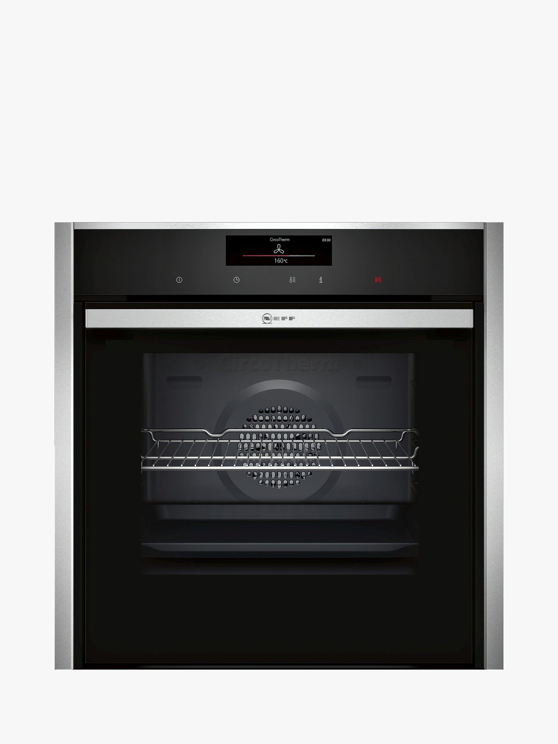 Neff B58CT68H0B Slide and Hide Single Electric Oven, Black