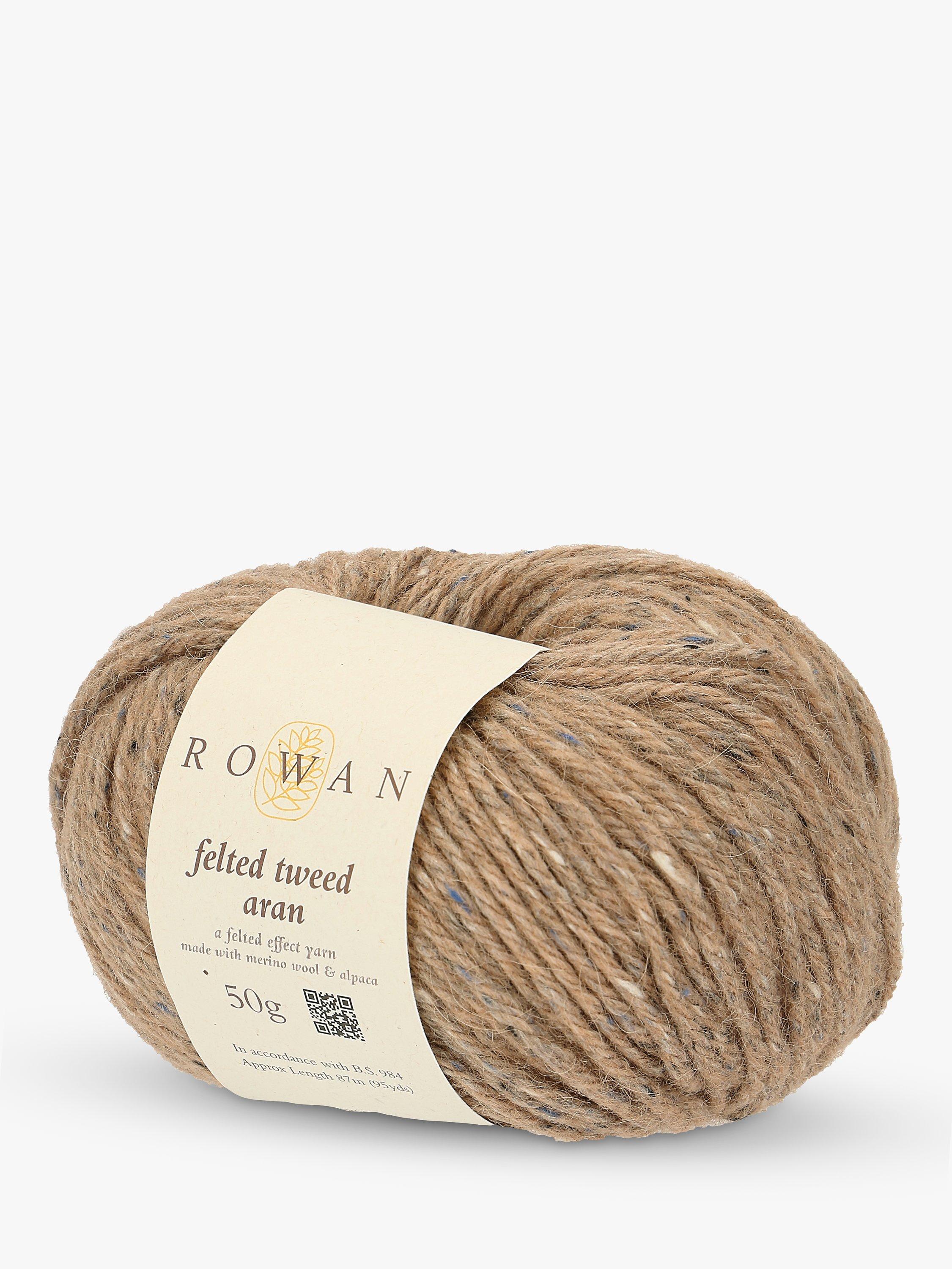 Rowan Felted Tweed Aran Yarn, 50g, Camel