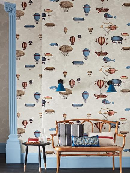 Cole & Son Macchine Volanti Wallpaper Set - view 2, 114/10020