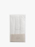 John Lewis Cotton Fitted Cot Sheet, Pack of 3, 60 x 120cm, White
