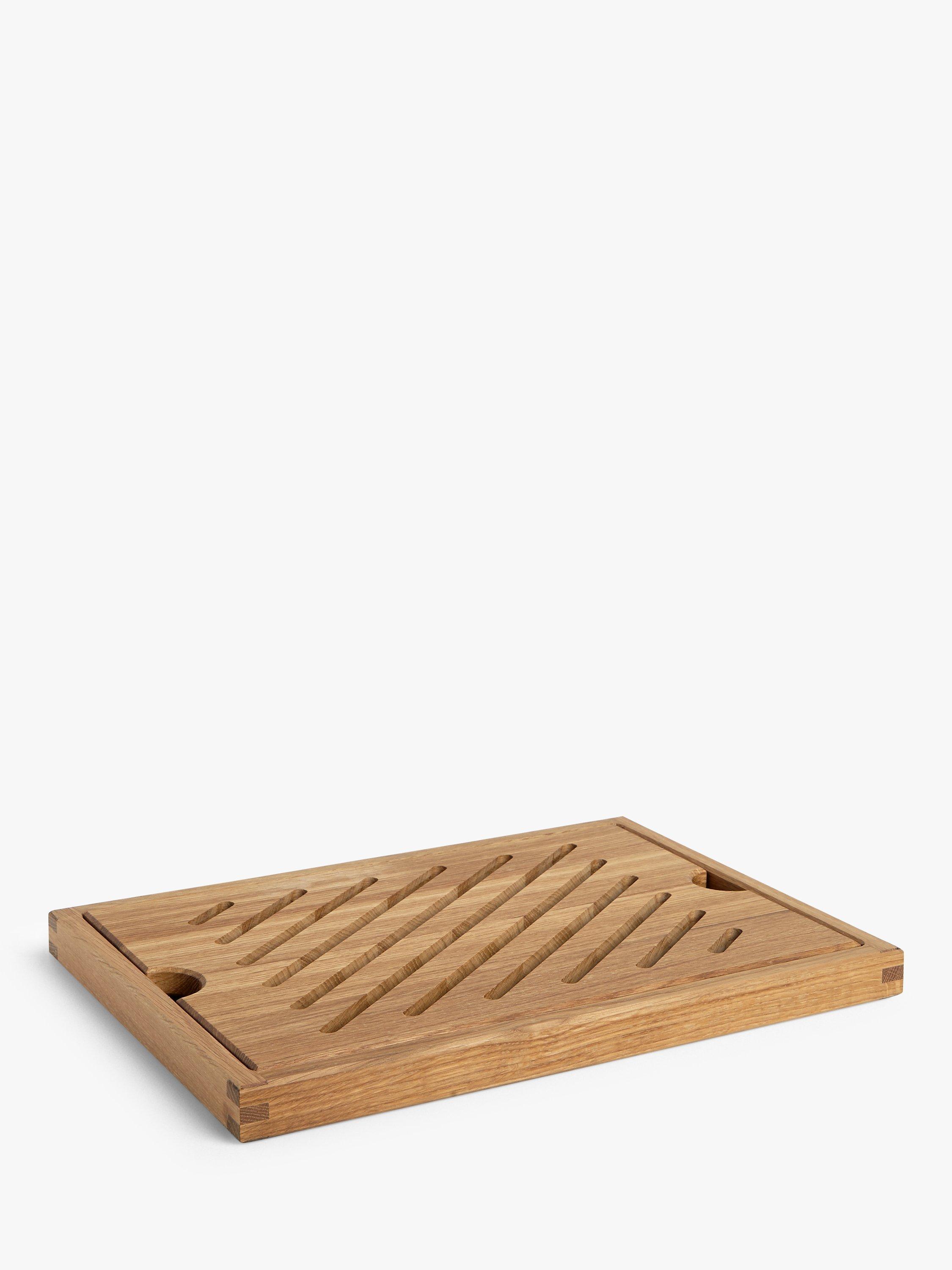 John Lewis Oak Wood Bread Board, L42cm, Natural