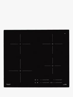 John Lewis JLBIIH617 Induction Hob, Black, Black