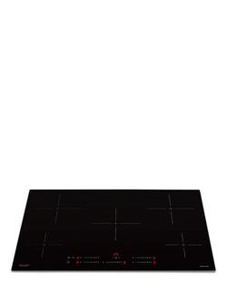 John Lewis 80cm JLBIIH806 Induction Hob, Black - view 2, Black