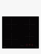 John Lewis 60cm JLBIIH616 Induction Hob, Black