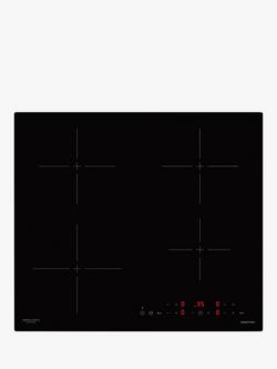 John Lewis 60cm JLBIIH616 Induction Hob, Black, Black
