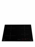 John Lewis 60cm JLBIIH616 Induction Hob, Black