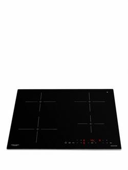 John Lewis 60cm JLBIIH616 Induction Hob, Black - view 2, Black