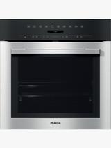 Miele H7164BP Built-In Single Oven, Clean Steel