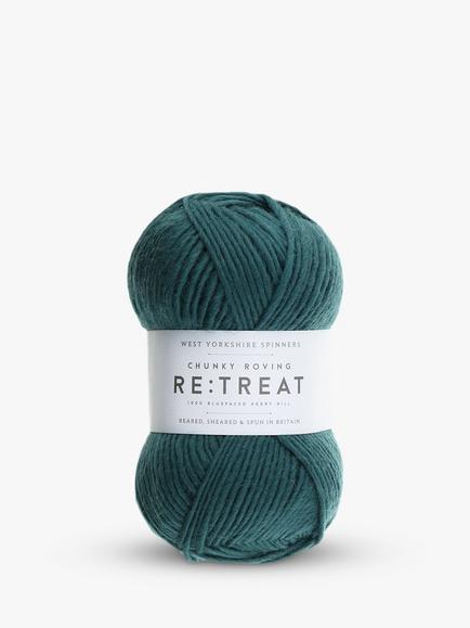 West Yorkshire Spinners Re:Treat Chunky Roving Yarn, 100g, Ponder