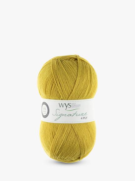 West Yorkshire Spinners Signature 4 Ply Yarn, 100g, Butterscotch