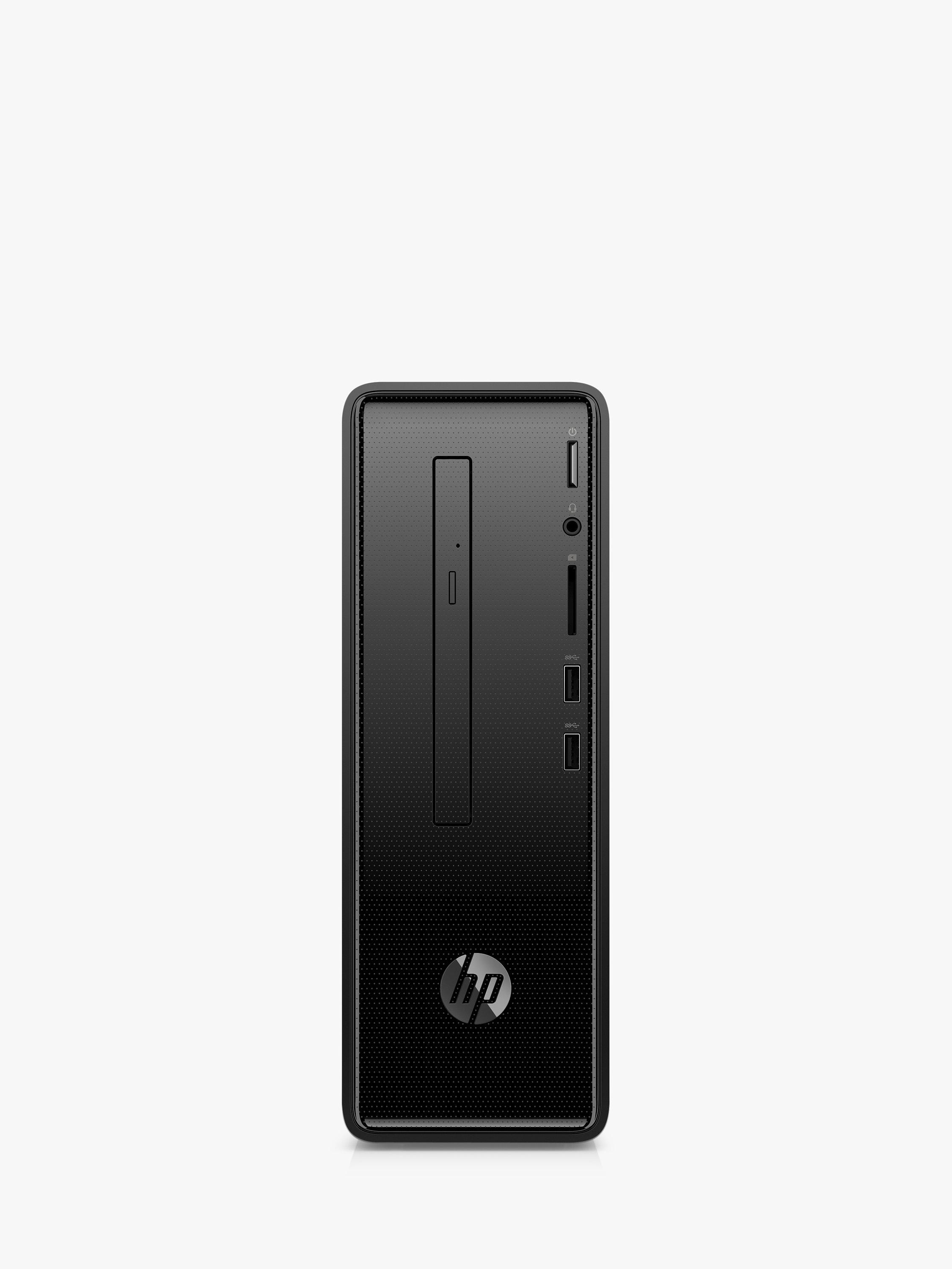 HP Slimline 290-a0009na Desktop PC, AMD A9 Processor, 8GB RAM, 1TB HDD, Dark Black