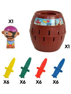 TOMY Pop Up Pirate Game - view 2, Multi