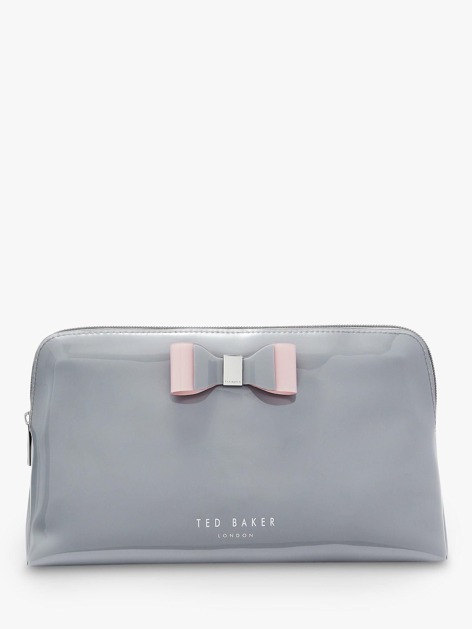 Ted Baker Vanitee Bow Makeup Bag, Grey