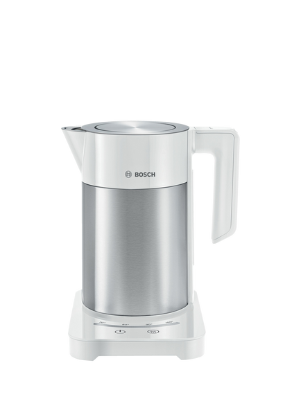 Bosch TWK7203GB Sky Variable Temperature Kettle, 1.7L, White/Silver