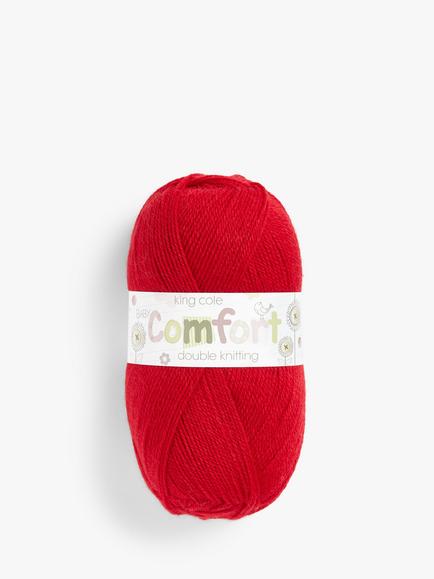 King Cole Comfort DK Yarn, 100g, Red