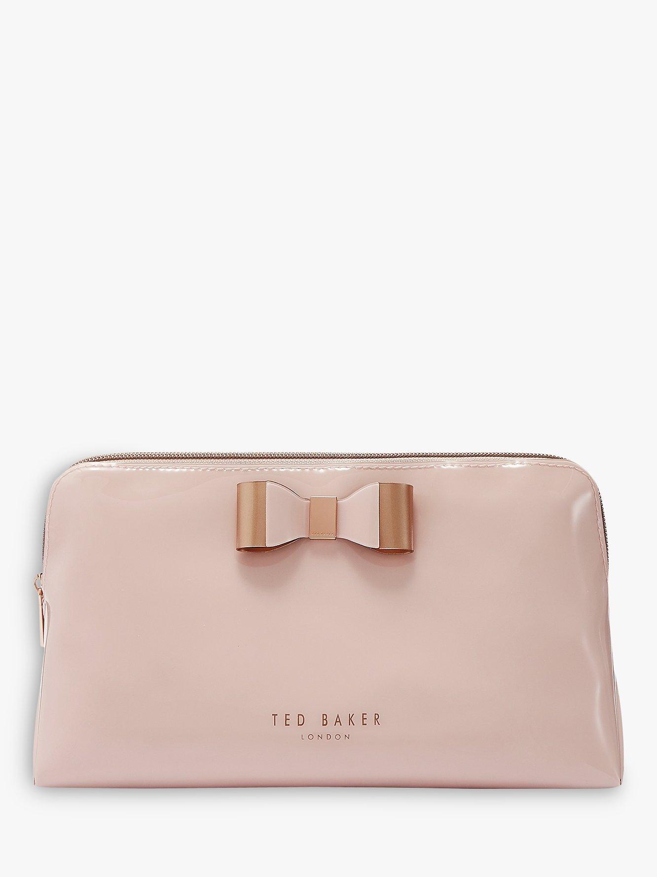 Ted Baker Vanitee Bow Makeup Bag, Pink