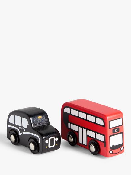 John Lewis Wooden London Bus & Taxi, 