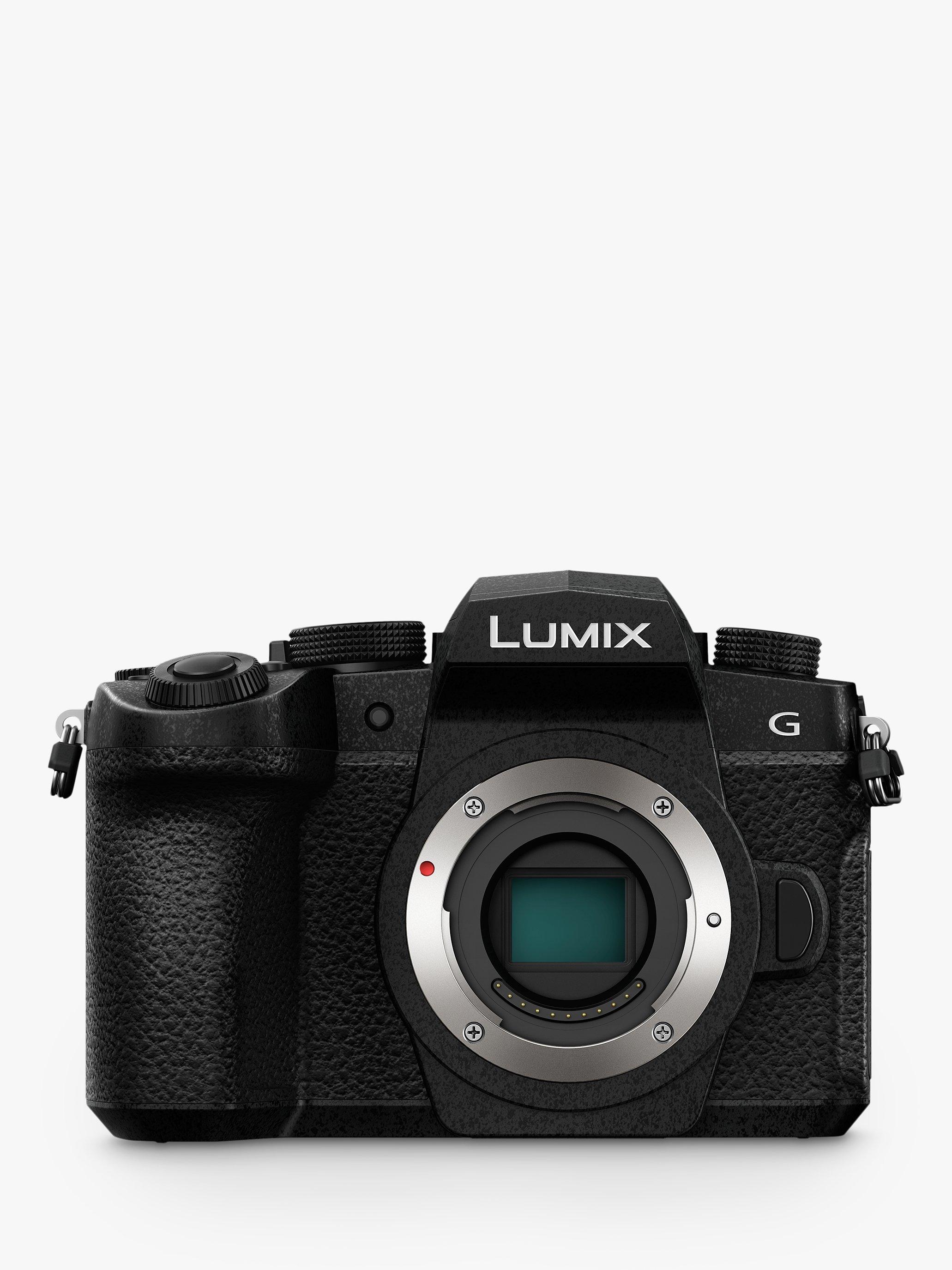 Panasonic Lumix DC-G90EB-K Compact System Camera, 4K Ultra HD, 20.3MP, Wi-Fi, Bluetooth, OLED Live Viewfinder, 3” OLED Vari-Angle Touch Screen, Body Only, Black