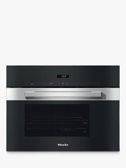 Miele DG2840 Integrated Single Steam Oven, Clean Steel, Clean Steel