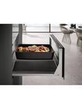 Miele ESW7020 Built-In Warming Drawer, Obsidian Black