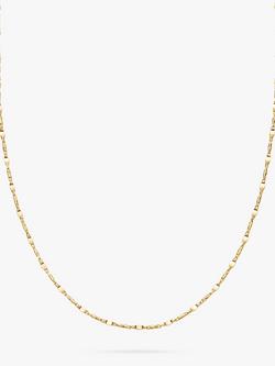 Daisy London Isla Tidal Twist Chain Necklace, Gold, Gold