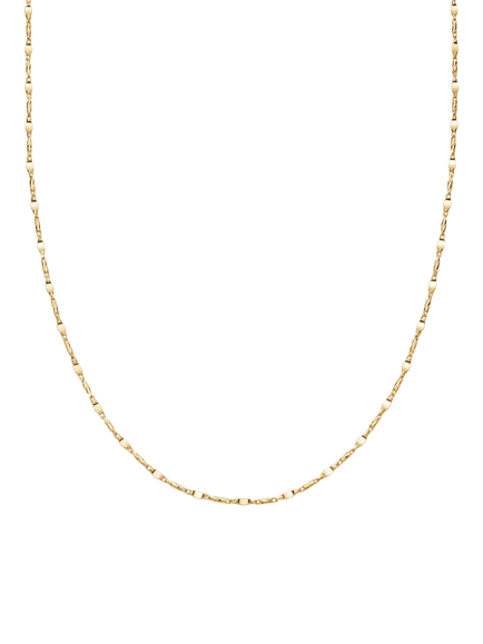 Daisy London Isla Tidal Twist Chain Necklace, Gold, Gold