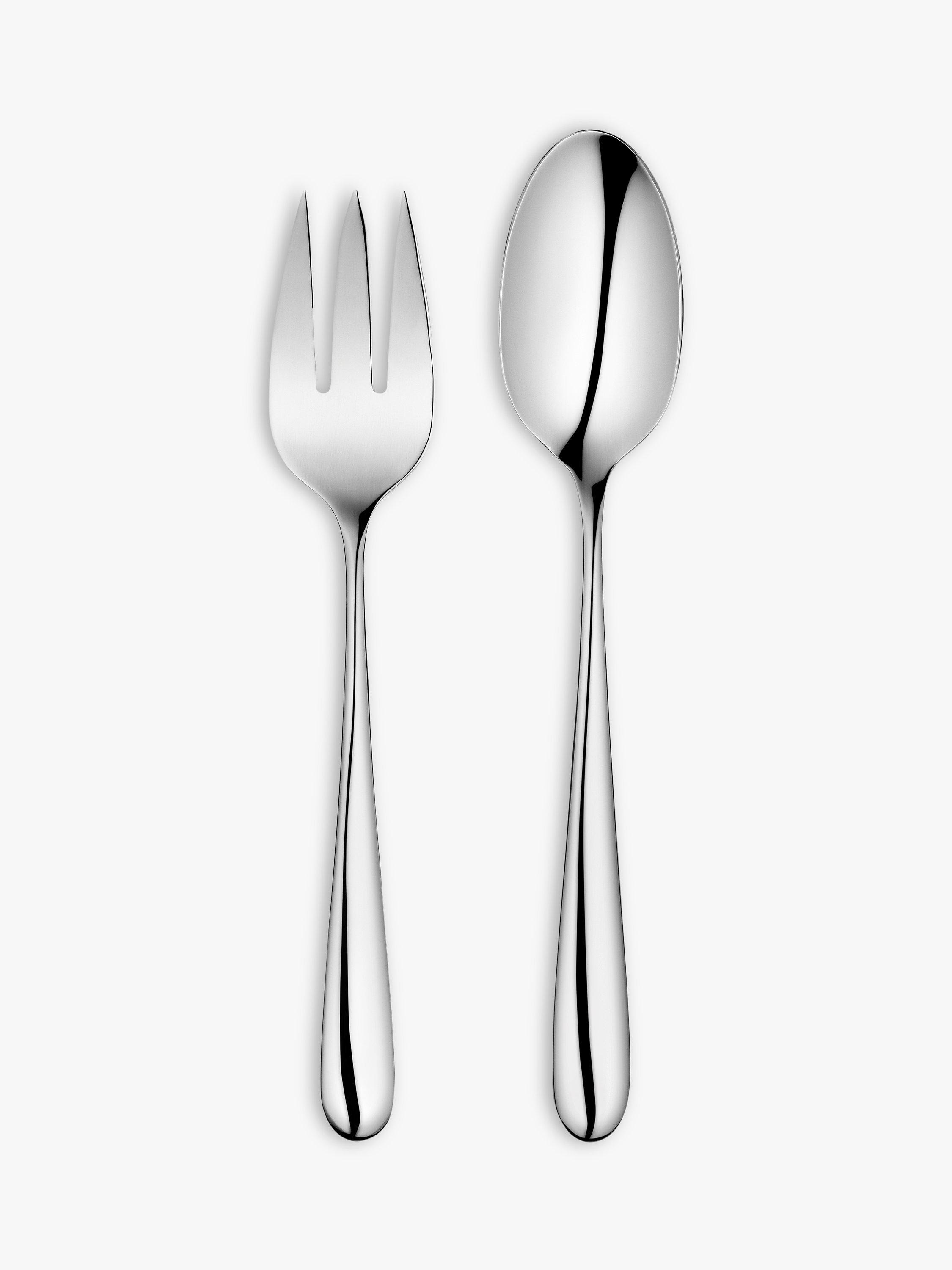 John Lewis Arc Serving Cutlery Set, 2 Piece