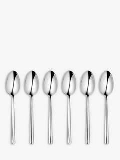 John Lewis Wave Teaspoons, Set of 6