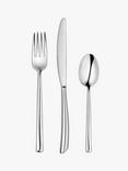 John Lewis Wave Cutlery Set, 6 Piece/2 Place Setttings