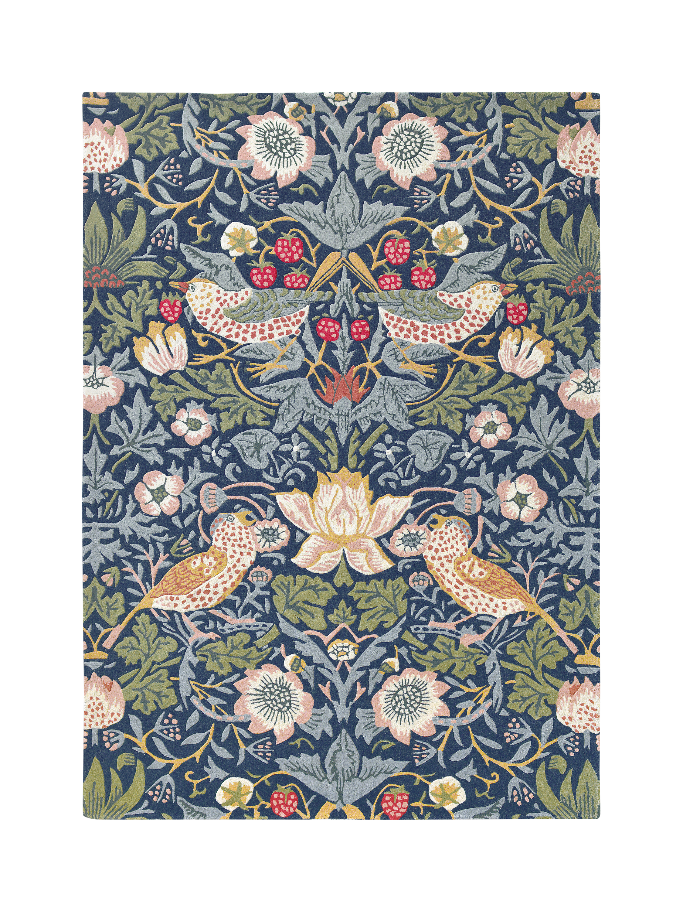 Morris & Co. Strawberry Thief Rug, L170 x W240 cm