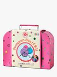 Buttonbag Pom Pom Scarf Suitcase Knitting Kit