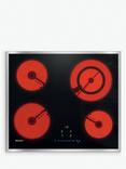 Miele KM6520FR Integrated Electric Hob, Black