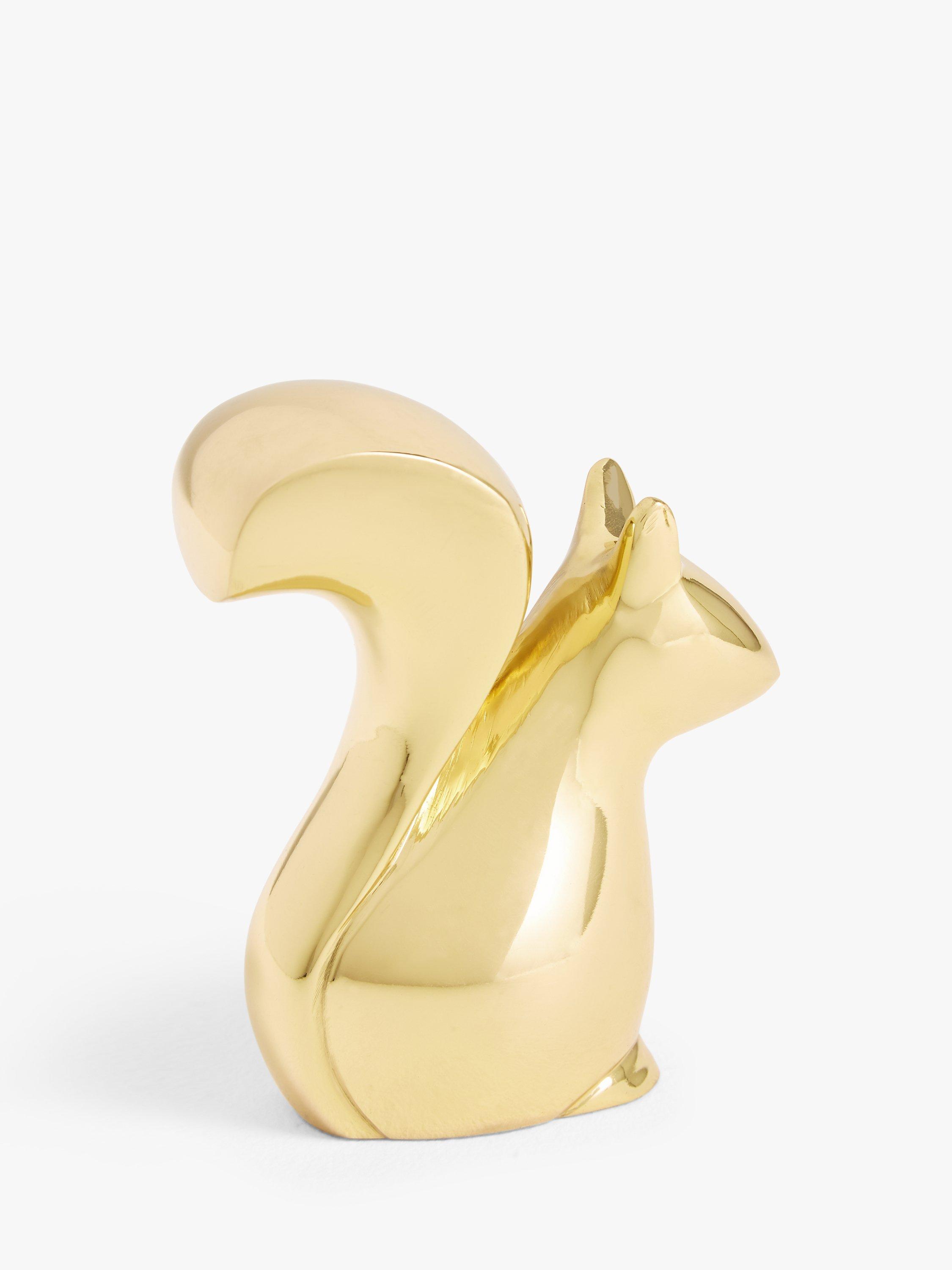 John Lewis Brass Squirrel Paperweight